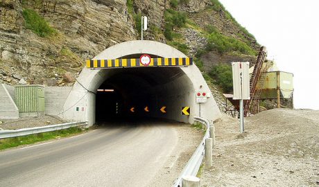 Bild des südlichen Skarvbergtunnelportals
