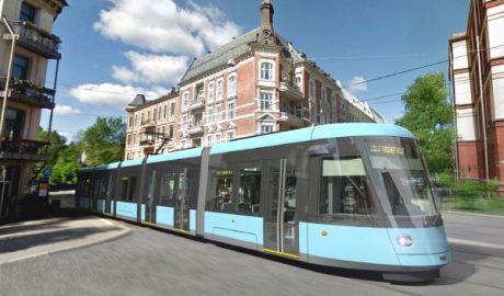 Die neue Straßenbahn in Oslo
