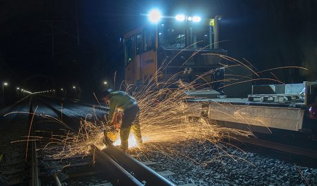 Instahdhaltung von Schienen in Norwegen