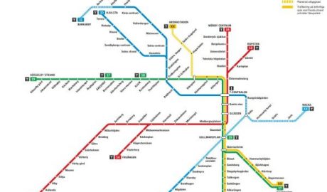 Plan der neuen Metrolinien