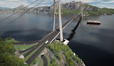 Illustration der Brücke über den Julsund