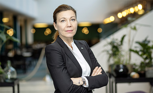 Porträt Tanja Rasmusson von Byggföretagen