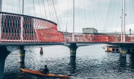Die Brücke Cirkelbron in Kopenhagen